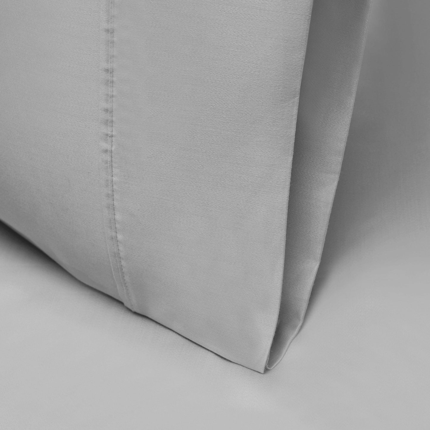 1000-Thread Count Tencel Polyester-Blend Plush 2-Piece Pillowcase Set FredCo