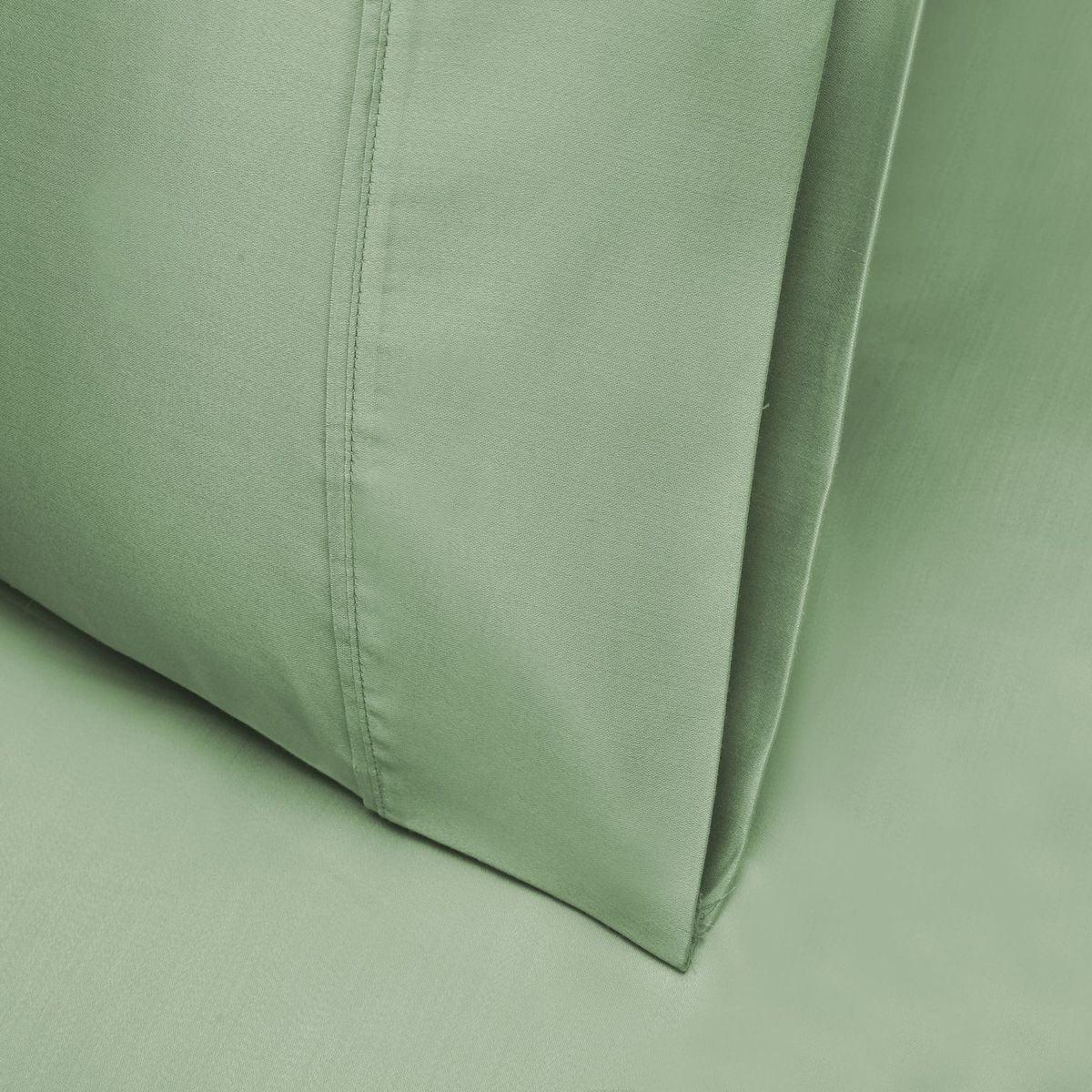 1000-Thread Count Tencel Polyester-Blend Plush 2-Piece Pillowcase Set FredCo