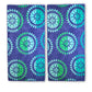 100% Combed Cotton Oversized Beach Towel, Spinning Wheels Mandala FredCo