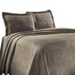 100% Cotton Geometric Fret Scalloped Bedspread Set FredCo