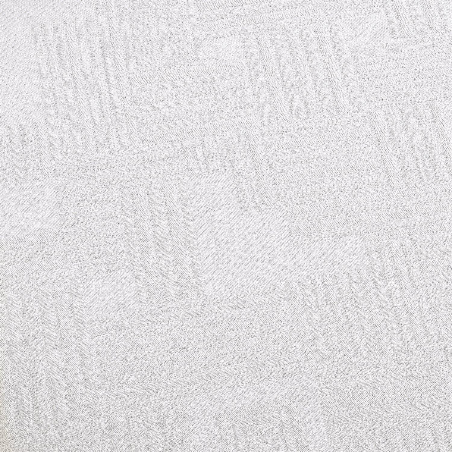 100% Cotton Geometric Fret Scalloped Bedspread Set FredCo