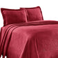 100% Cotton Geometric Fret Scalloped Bedspread Set FredCo