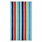100% Cotton Oceana Stripes Oversized Beach Towel - Blue FredCo