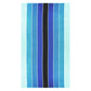 100% Cotton Pacific Stripes Oversized Beach Towel - Blue FredCo