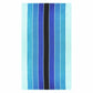 100% Cotton Pacific Stripes Oversized Beach Towel - Blue FredCo