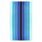 100% Cotton Pacific Stripes Oversized Beach Towel - Blue FredCo
