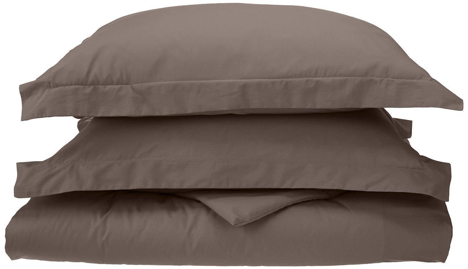 100% Cotton Percale Matte Finish Duvet Cover and Pillow Sham Set FredCo