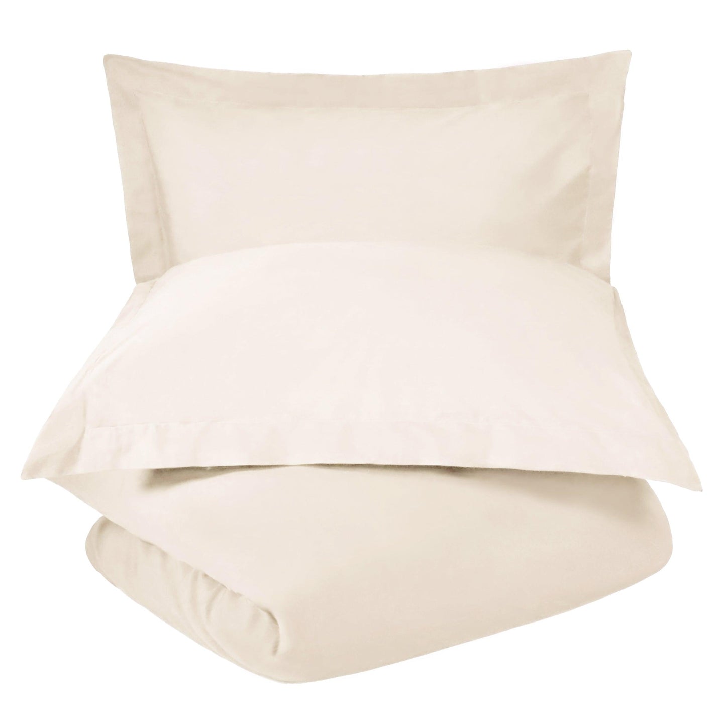 100% Cotton Percale Matte Finish Duvet Cover and Pillow Sham Set FredCo