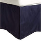 100% Egyptian Cotton Stripes Chic Bed Skirt with Split Corners FredCo