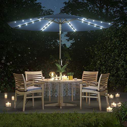 10ft Solar Patio Umbrella FredCo