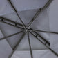 10x10 Ft Outdoor Patio Garden Gazebo Tent, Outdoor Shading, Gazebo Canopy With Curtains,Gray FredCo