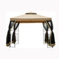 10x10Ft Outdoor Patio Gazebo Canopy Tent With Ventilated Double Roof And Mosquito Net FredCo