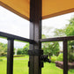 10x10Ft Outdoor Patio Gazebo Canopy Tent With Ventilated Double Roof And Mosquito Net FredCo