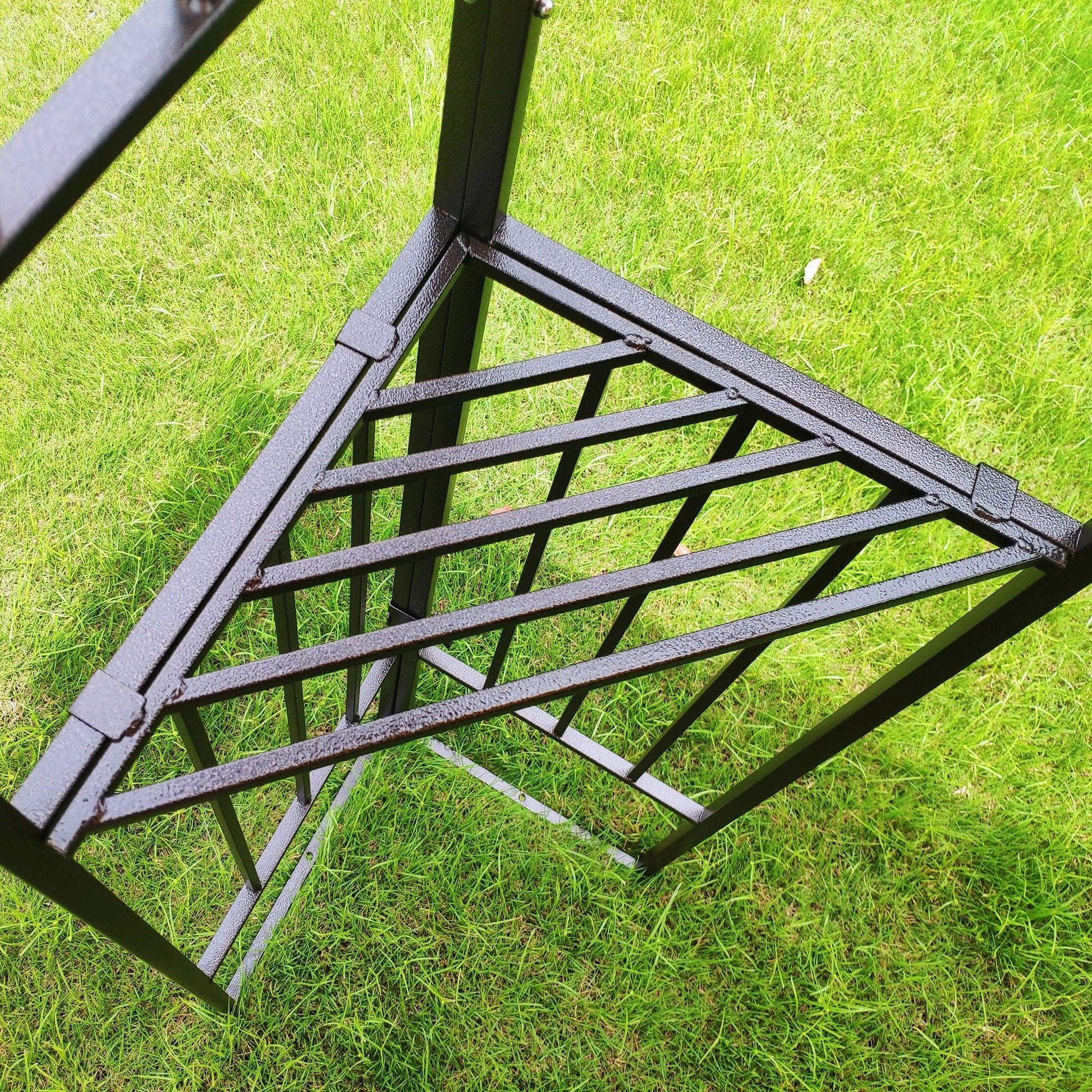 10x10Ft Outdoor Patio Gazebo Canopy Tent With Ventilated Double Roof And Mosquito Net FredCo