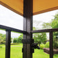 10x10Ft Outdoor Patio Gazebo Canopy Tent With Ventilated Double Roof And Mosquito Net FredCo