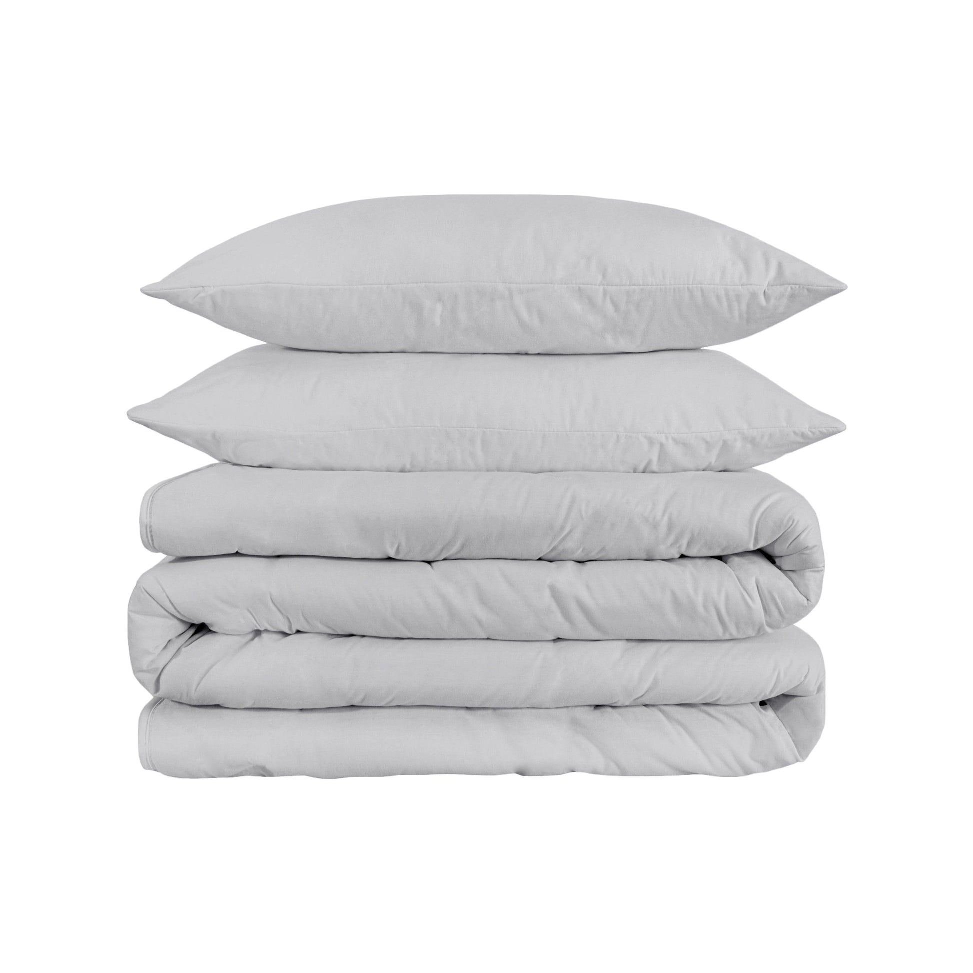 1200-Thread Count 100% Egyptian Cotton Exquisite Solid Duvet Cover Set FredCo