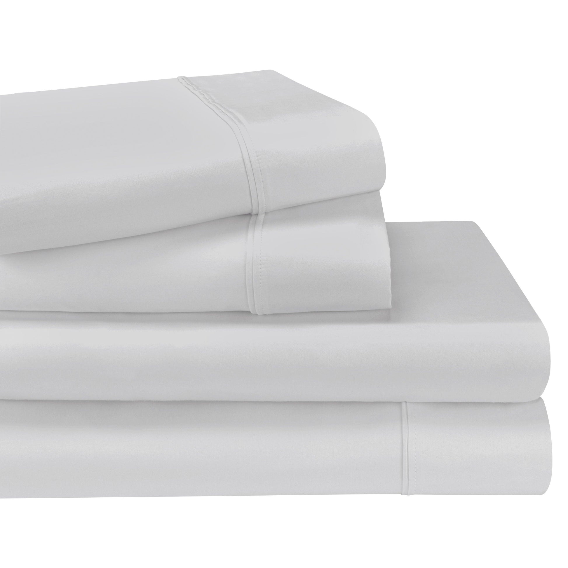 1200-Thread Count 100% Egyptian Cotton Plush Deep Pocket Sheet Set FredCo