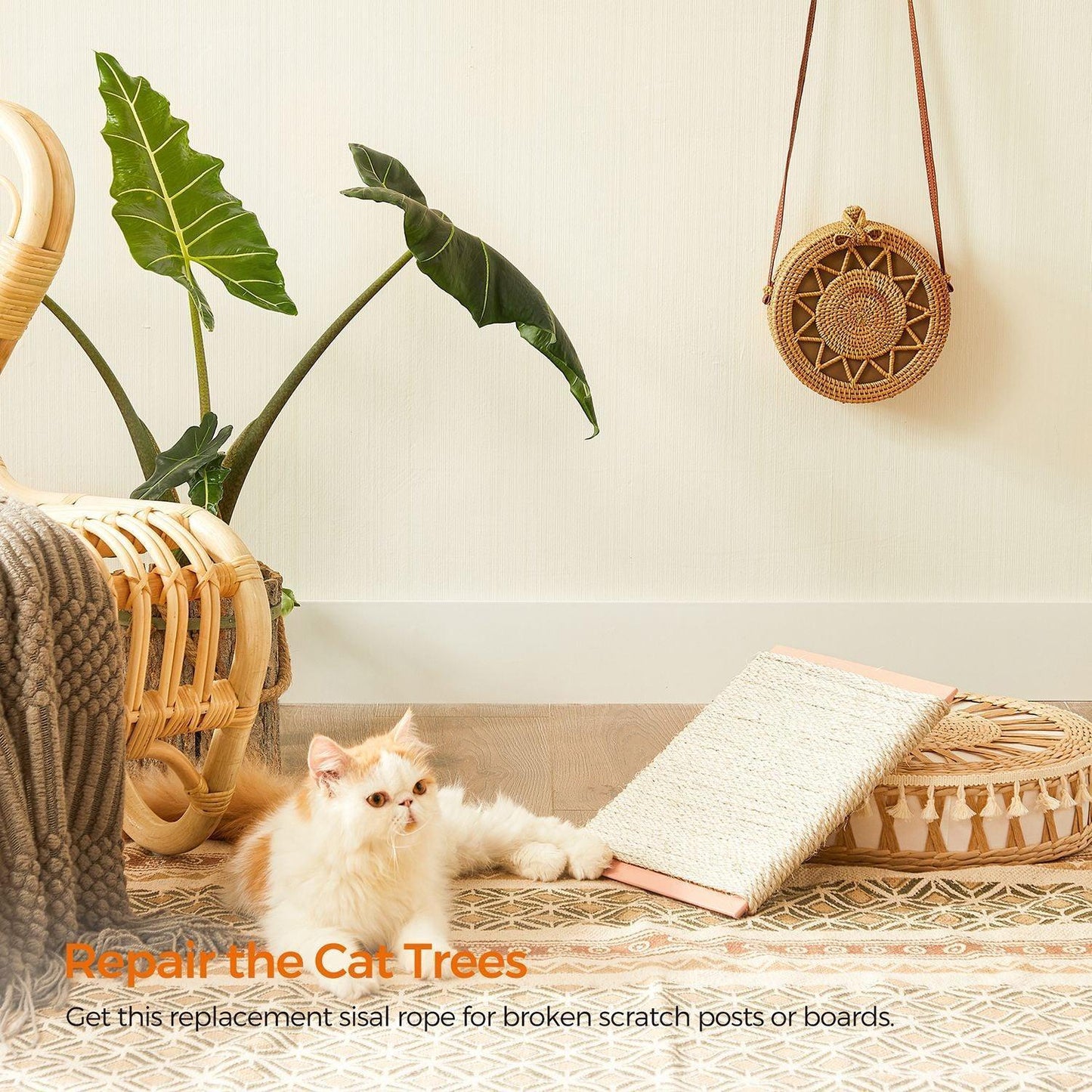 13 Inches Long Sisal Rope for Cat Tree FredCo
