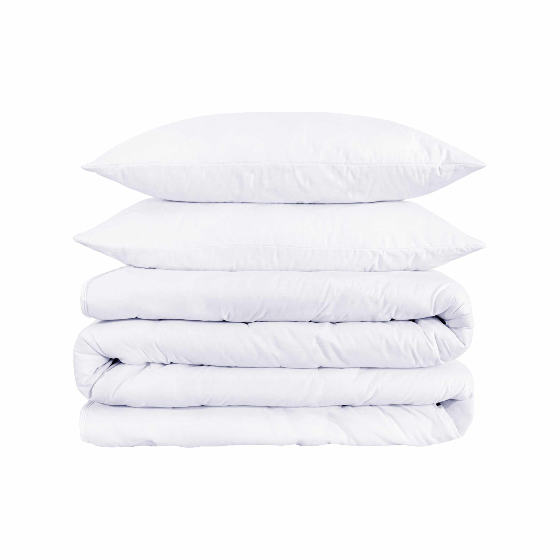 1500-Thread Count 100% Egyptian Cotton Luxurious Solid Duvet Cover Set FredCo