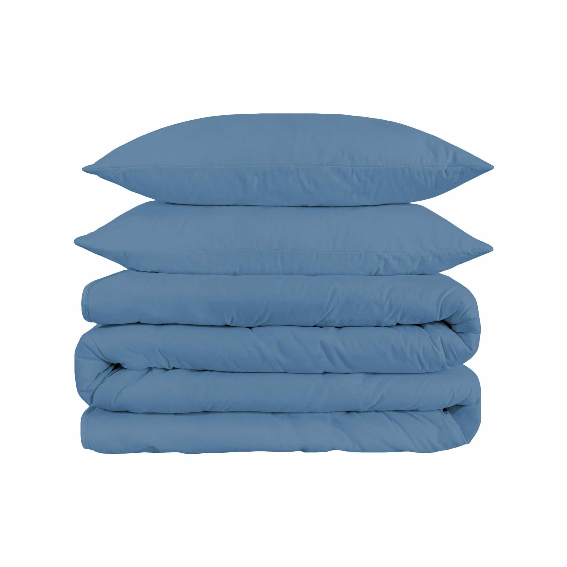 1500-Thread Count 100% Egyptian Cotton Luxurious Solid Duvet Cover Set FredCo