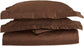 1500-Thread Count 100% Egyptian Cotton Luxurious Solid Duvet Cover Set FredCo