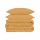 1500-Thread Count 100% Egyptian Cotton Luxurious Solid Duvet Cover Set FredCo