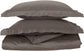 1500-Thread Count 100% Egyptian Cotton Luxurious Solid Duvet Cover Set FredCo