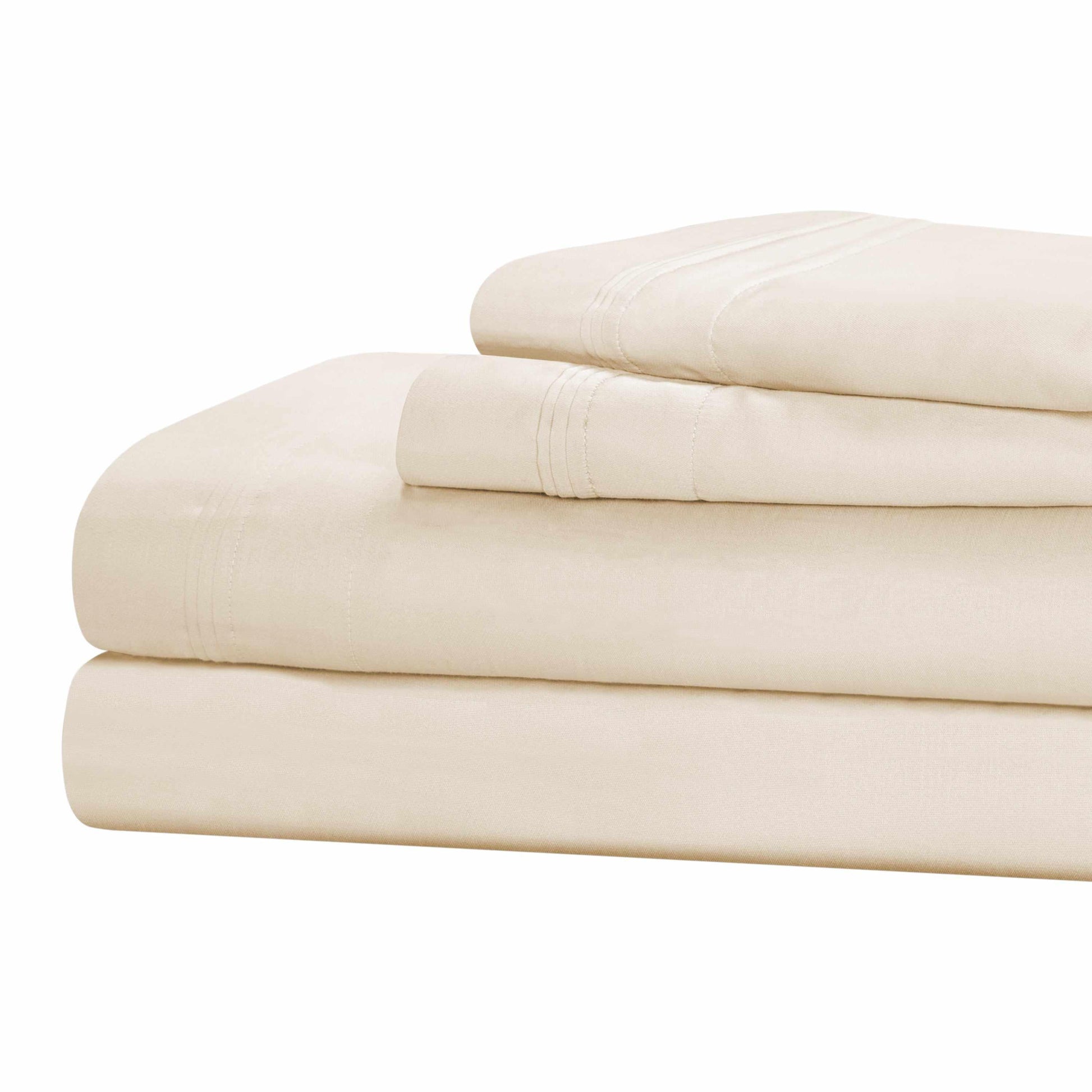 1500-Thread Count 100% Egyptian Cotton Plush Deep Pocket Sheet Set FredCo