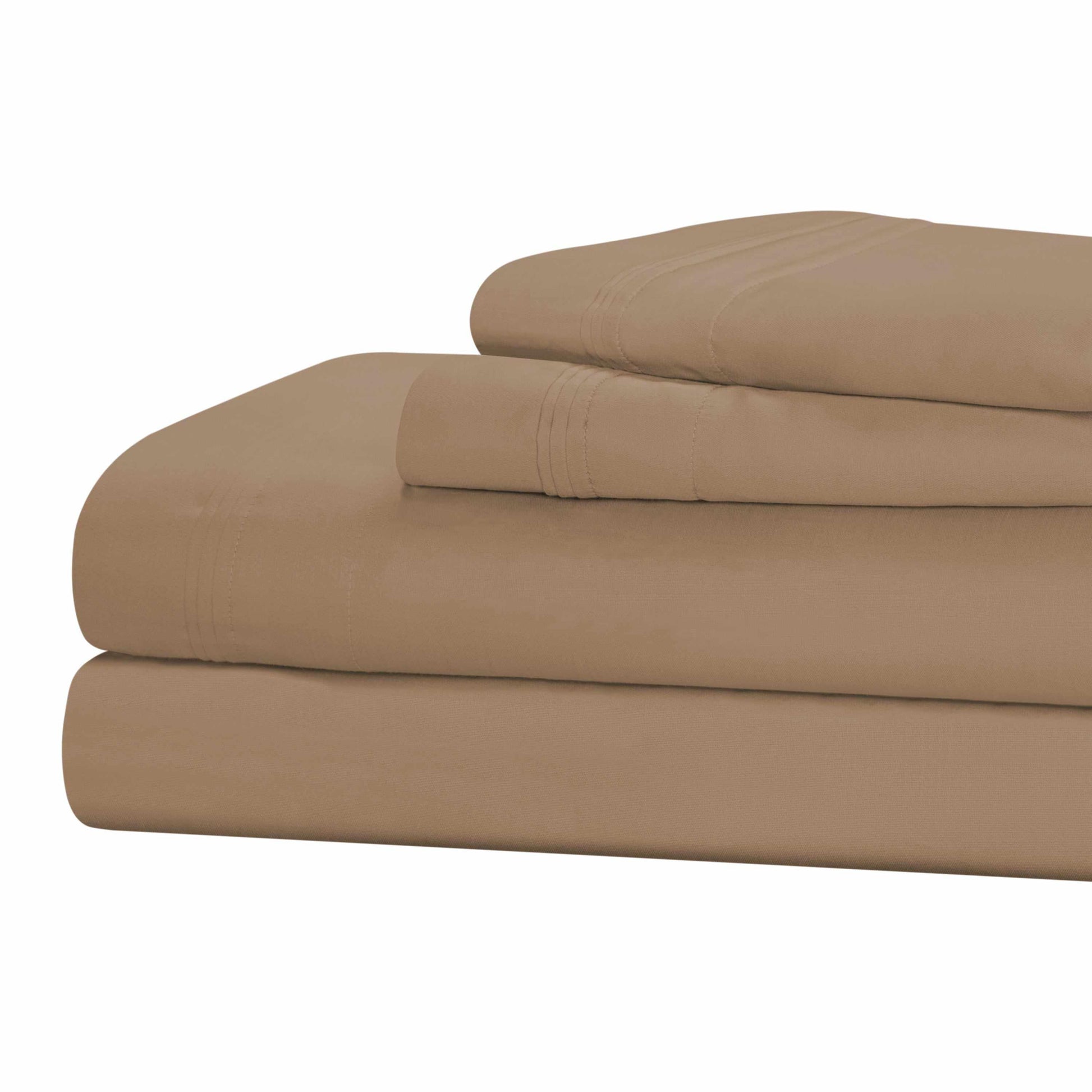 1500-Thread Count 100% Egyptian Cotton Plush Deep Pocket Sheet Set FredCo