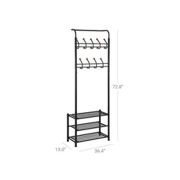 18 Hooks Coat Rack