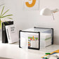 18x Shoe Boxes Transparent and Black FredCo
