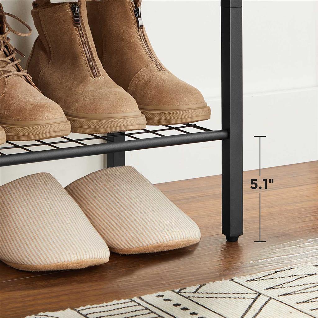 2 Grid Shelves Shoe Rack FredCo