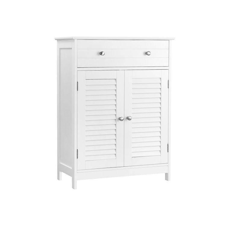 2 Louvered Doors Cabinet FredCo