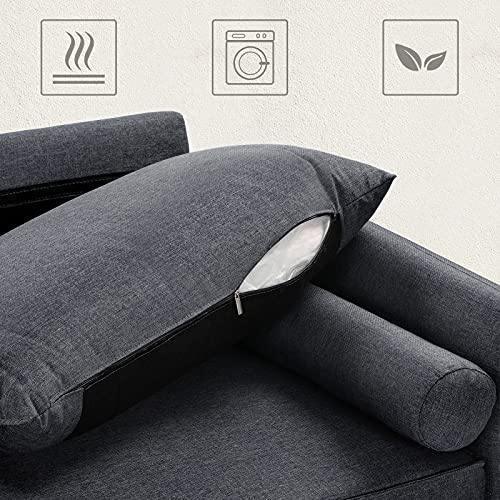 2-Seater Sofa Gray FredCo