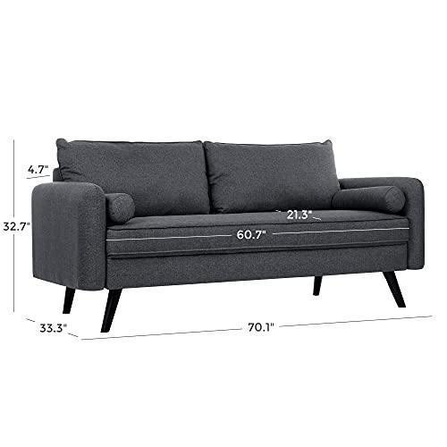 2-Seater Sofa Gray FredCo