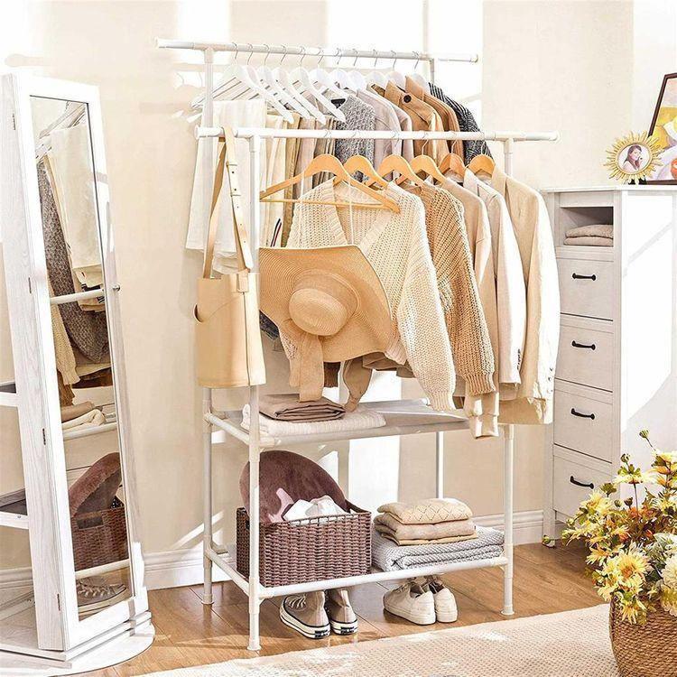 2 Shelves Clothes Rack FredCo