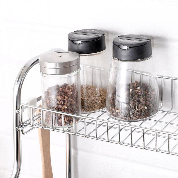 2-Tier Bathroom Organizer Silver FredCo