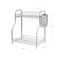 2-Tier Bathroom Organizer Silver FredCo