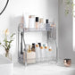 2-Tier Bathroom Organizer Silver FredCo