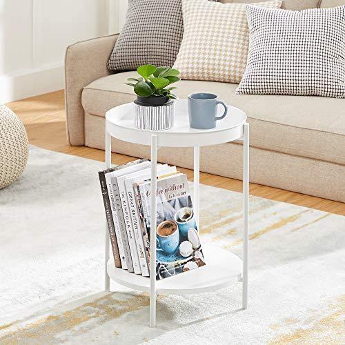 2-Tier Round Side Table FredCo
