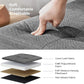 21.1-Gal Storage Ottoman Bench Dark Gray FredCo