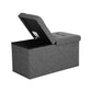21.1-Gal Storage Ottoman Bench Dark Gray FredCo