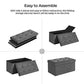 21 Gal Storage Ottoman Gray FredCo