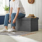 21 Gal Storage Ottoman Gray FredCo