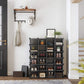 24-Cube Plastic Gray Shoe Storage Organizer Unit FredCo