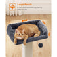 27.9-Inch Cat Scratching Post Dark Gray FredCo