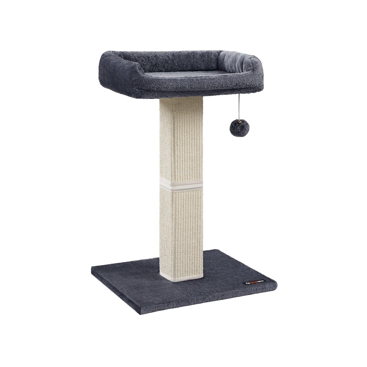 27.9-Inch Cat Scratching Post Dark Gray FredCo