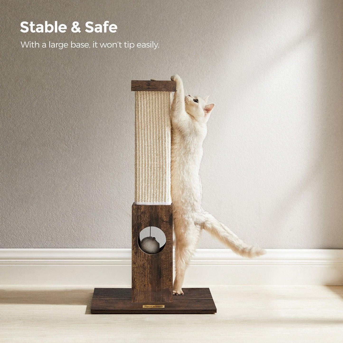 28 Inch Cat Scratching Post Brown FredCo