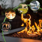 28in Propane Fire Pits Table, 50000 BTU Gas Square Outdoor Dinning FredCo