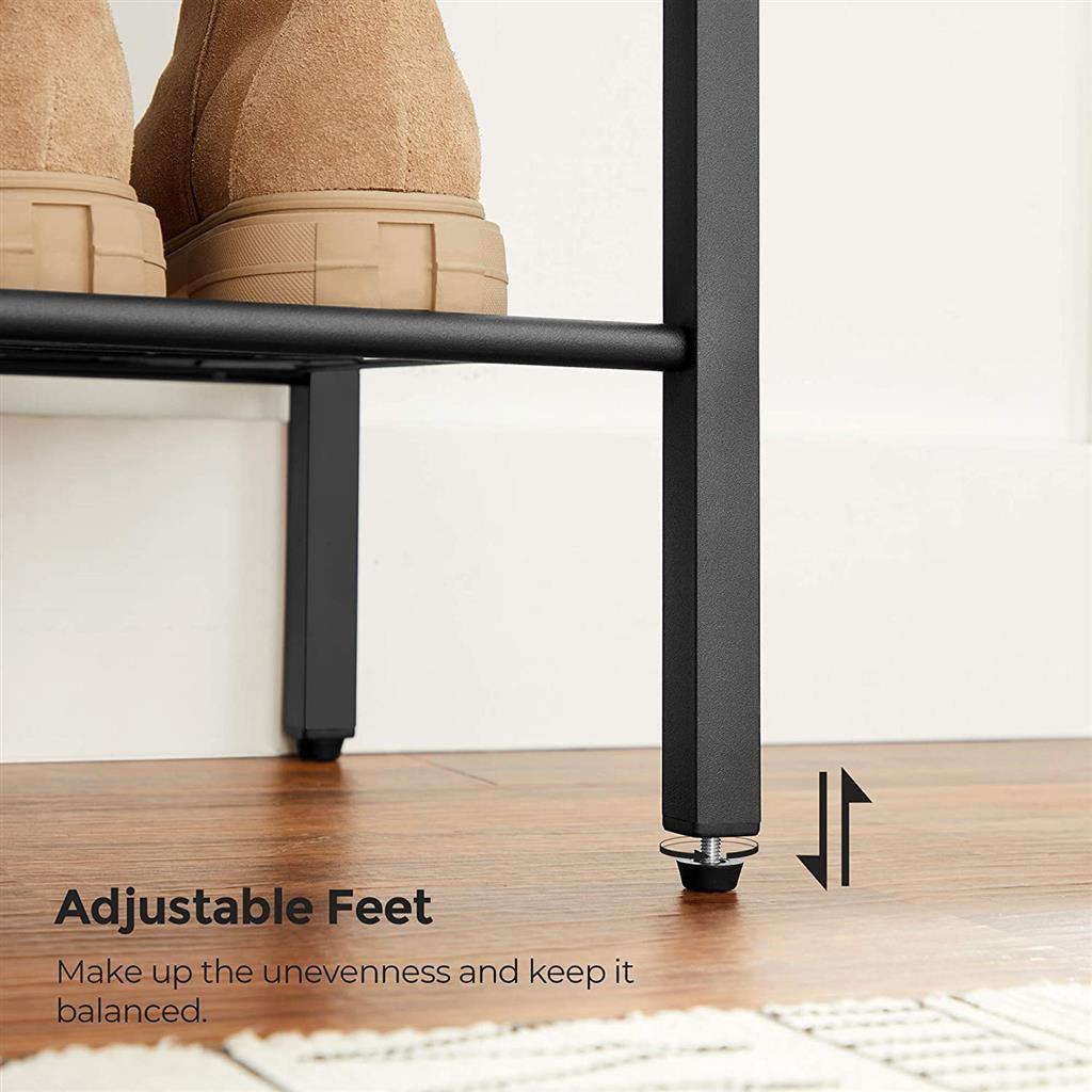 3 Grid Shelves Shoe Rack FredCo